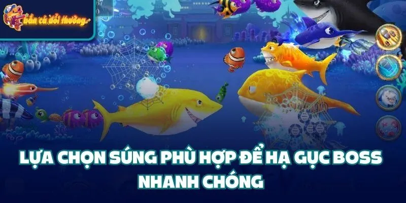 Lựa chọn súng phù hợp để hạ gục boss nhanh chóng